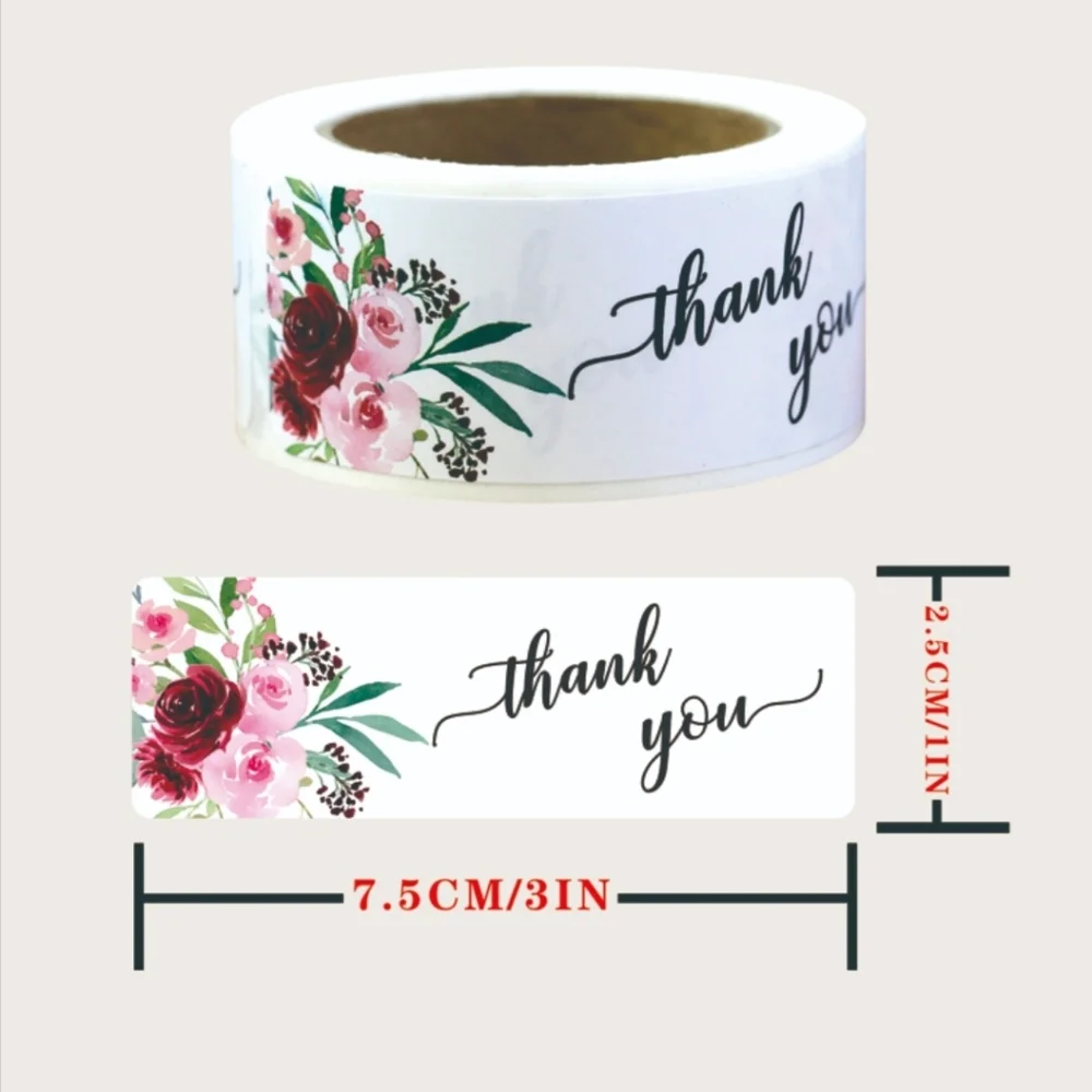 120 Thank You Stickers